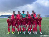 -中国国家女足团结互助，比赛中取得喜人成绩