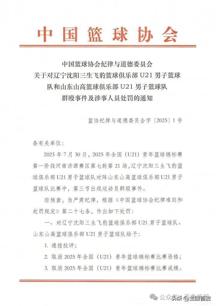篮球比赛中球员发生冲突，裁判出手制止